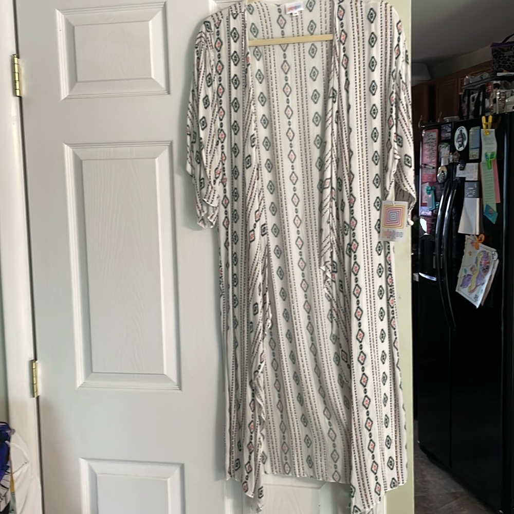 LuLaRoe Shirley Aztec pattern